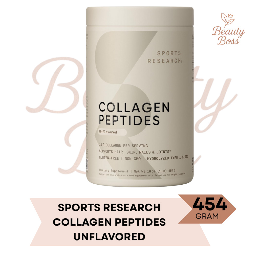 Sports Sport Research Collagen Peptides Unflavored 454 Gram