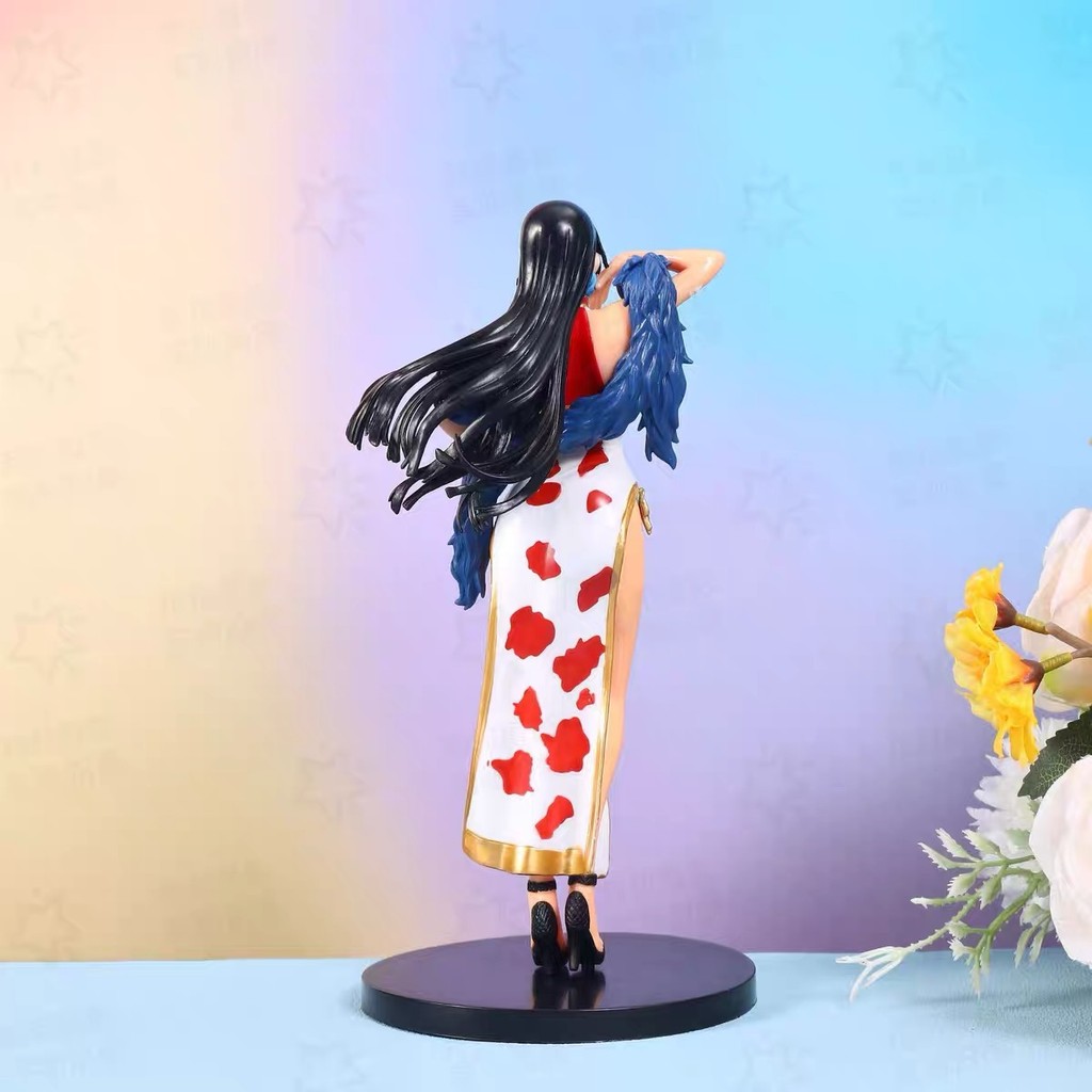 Hot One Piece Japan Anime Statue Boa Hancock cheongsam Sexy Girl PVC Action Figure Model Toy Adult C