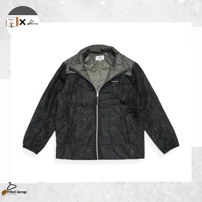 Windbreaker Puffer Jacket Oaksleaf Black Grey Color Block "Vintage"