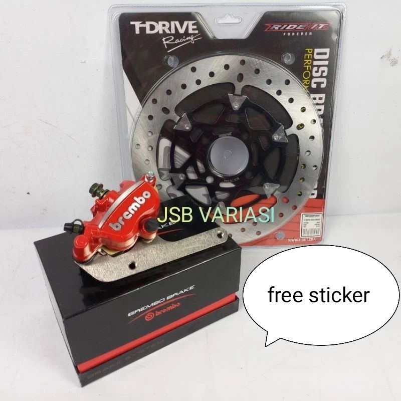 Paket Kaliper Brembo Set Piringan 260mm Beat, Vario, Mio, Scoopy,  DLL