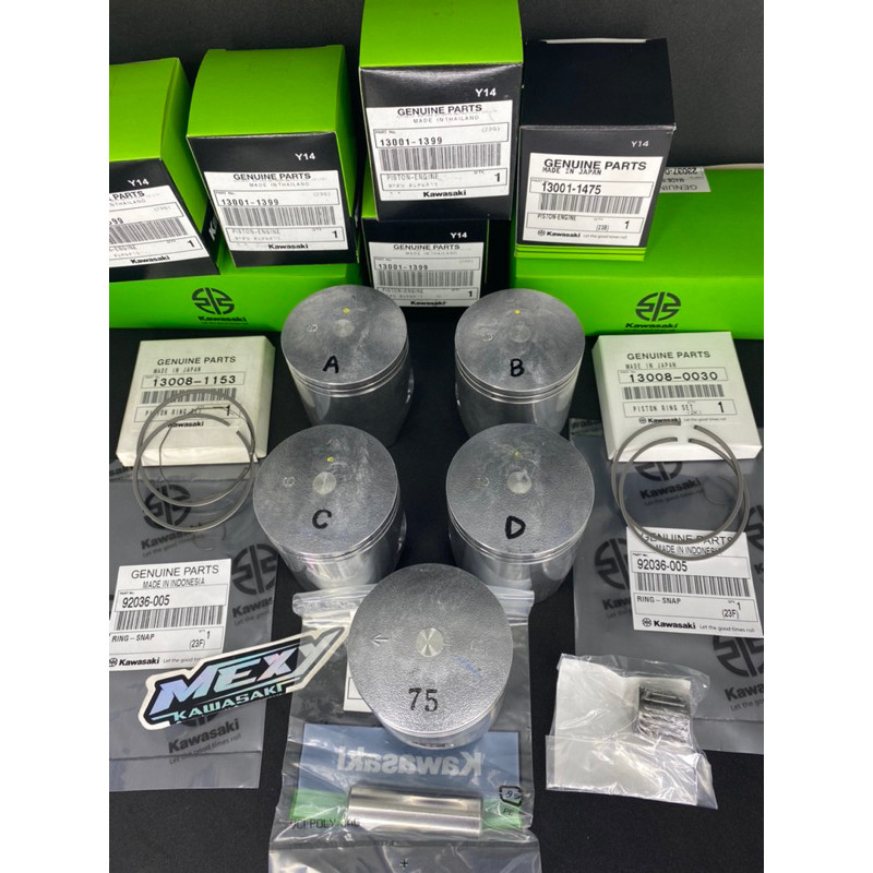 PISTON SEHER SET NINJA R NINJA SS NINJA RR OLD RR NEW BLOK BORING KAWASAKI NINJA 150