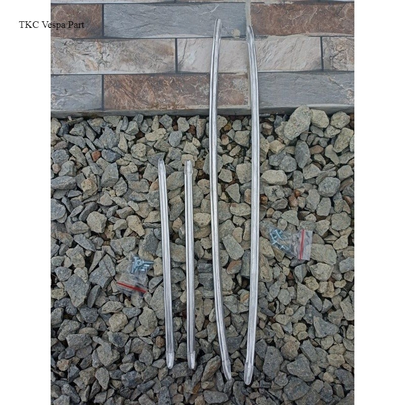 Lis list spakbor dan tepong alumunium vespa super sprint