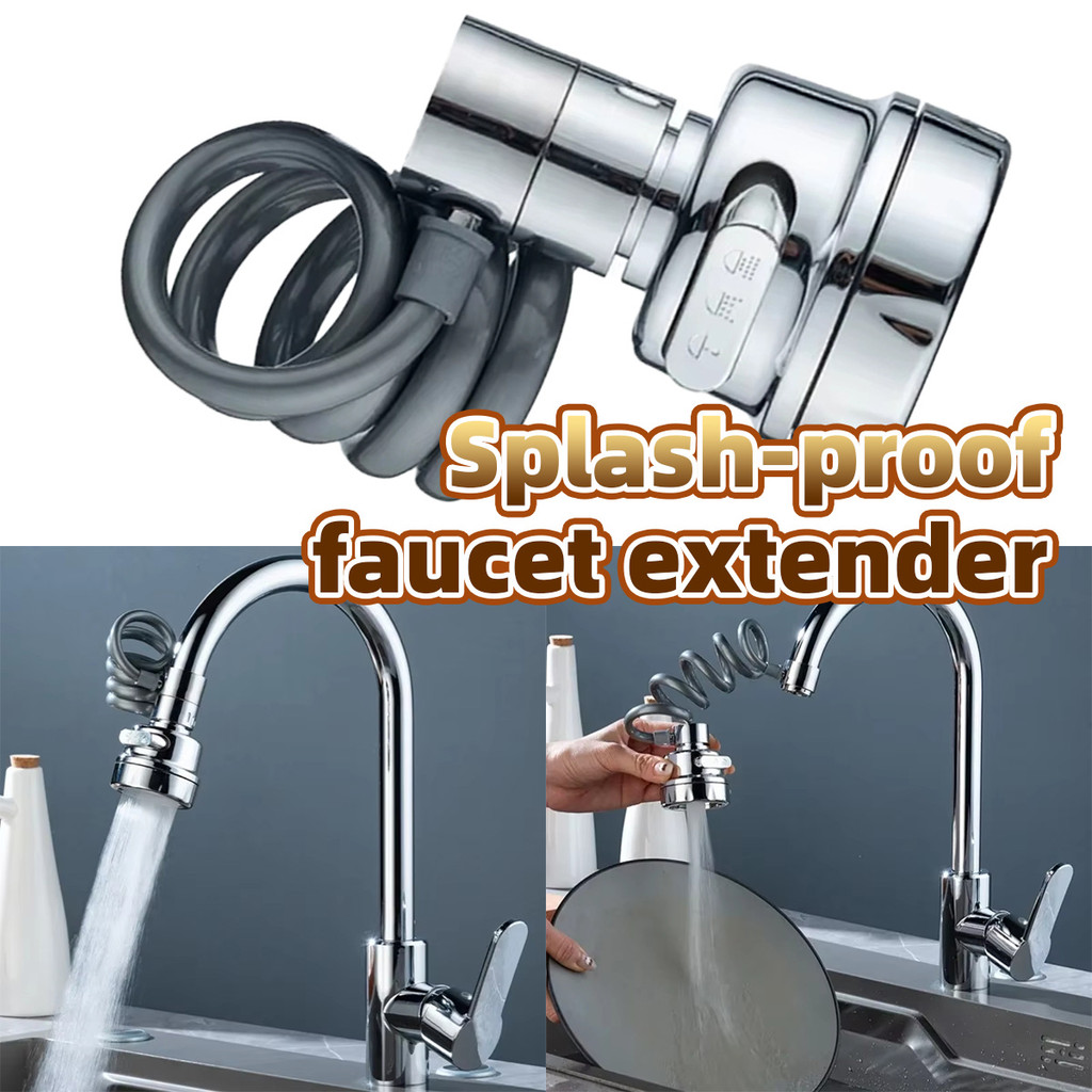 Kran cuci piring fleksibel Kepala Kran Wastafel Cuci Piring Booster Selang adapter adaptor leher ang
