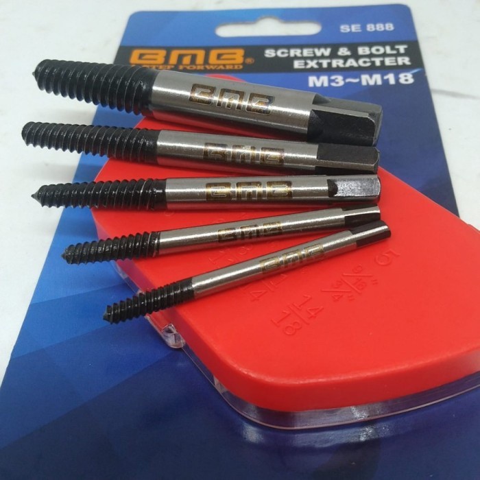 FIX - BMB ALAT PEMBUKA BAUT RUSAK PATAH HAND TAP BALIK 5 PCS TAP ULIR BALIK.