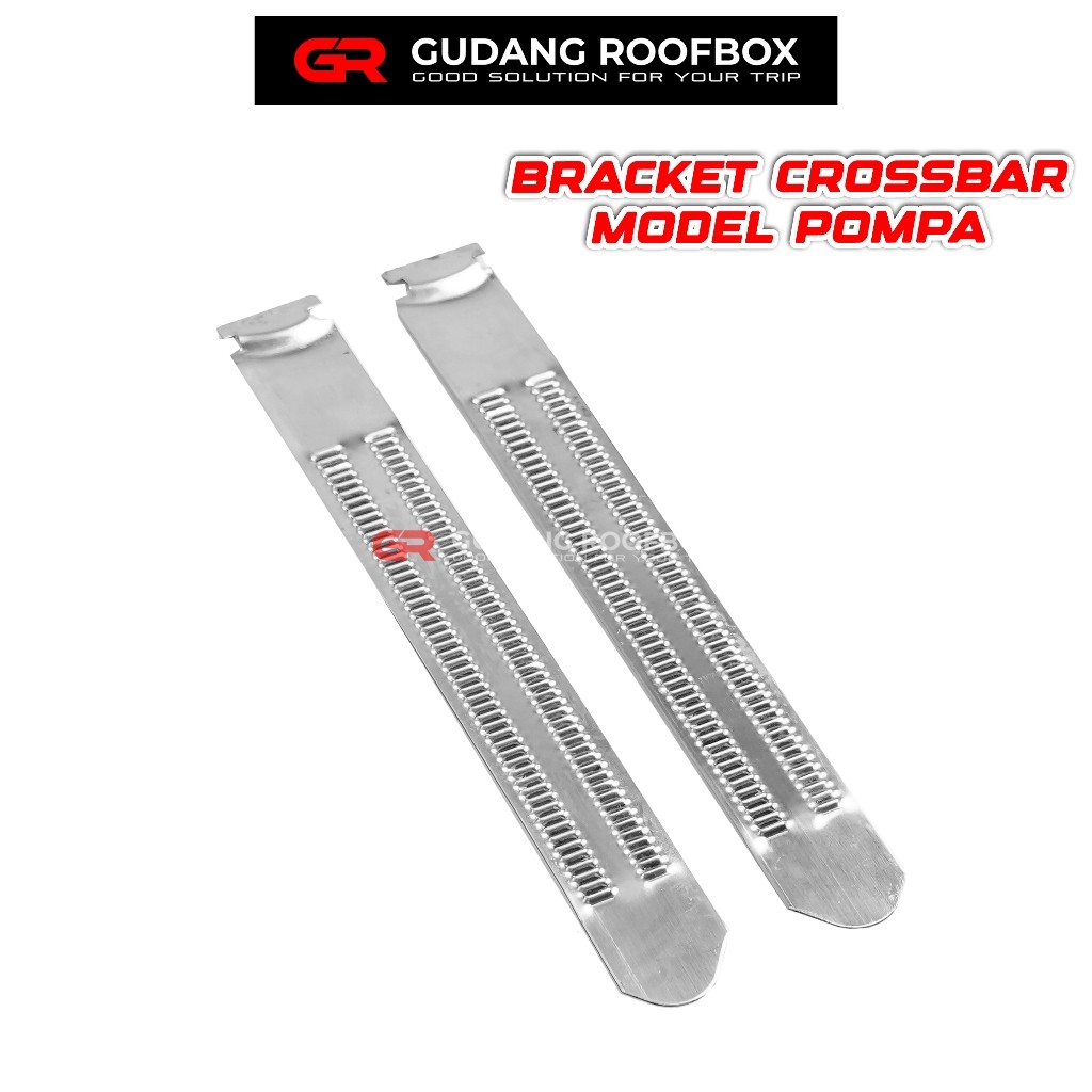 Besi Plat Gigi Cross Bar Sport Rack Crosbar Pompa