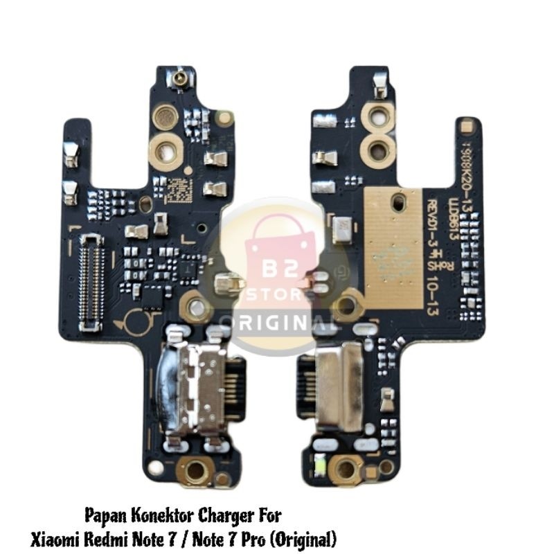 ORI ada IC Konektor Charger Xiaomi Redmi Note 7 Papan Con Cas Xiaomi Redmi Note 7 Pro