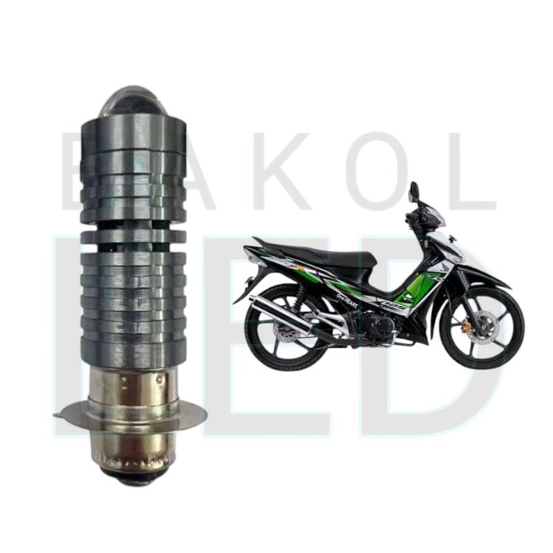 1pcs Lampu depan LED H6 Laser motor Honda New Supra X 125R BL