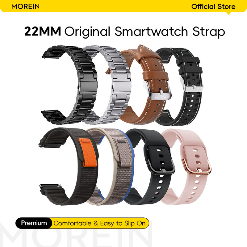 Morein Tali Jam 22MM Original Smartwatch Strap Untuk Morein Seri R/S/Rock/GT/Nova