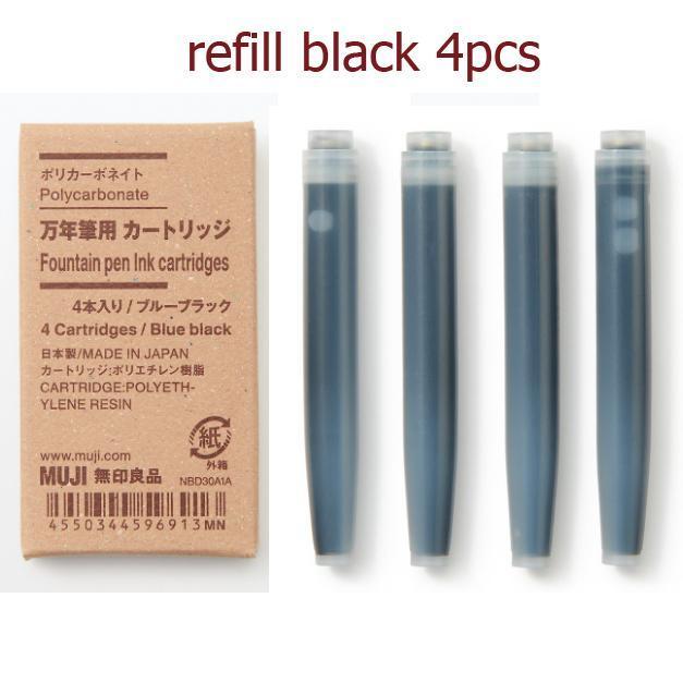 Muji Polycarbonate fountain pen / reill catridge - pulpen kaligrafi - pen