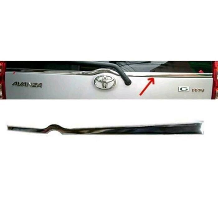 LIST KACA BELAKANG AVANZA XENIA CROME LIS BELAKANG XENIA AVANZA 2004 2005 2006 2007 2008 2009 2010 2