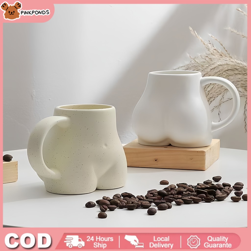 Mug Keramik / Mug Kecil yang Imut / Cangkir Keramik Gaya Unik / Mug Pasangan Kreatif (Gaya Nordik) /