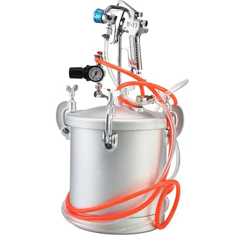 BB10L colorful paint spray  feed pressure paint tank latex paint spraying machine sand spraying grab