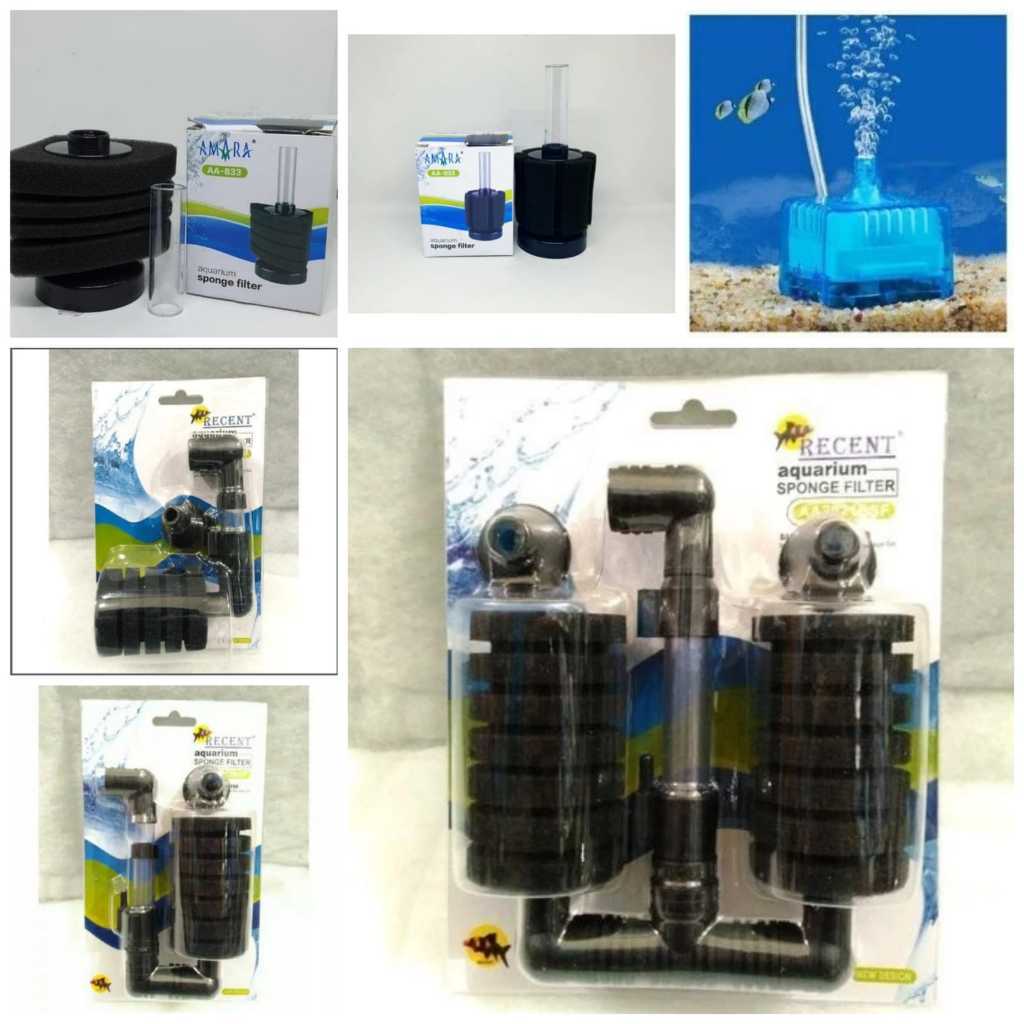Minimalis Filter 833 933 2803 2811 2812 2821 Oksigen Ikan Hias Aquarium Gelembung Udara Aquascape Ko