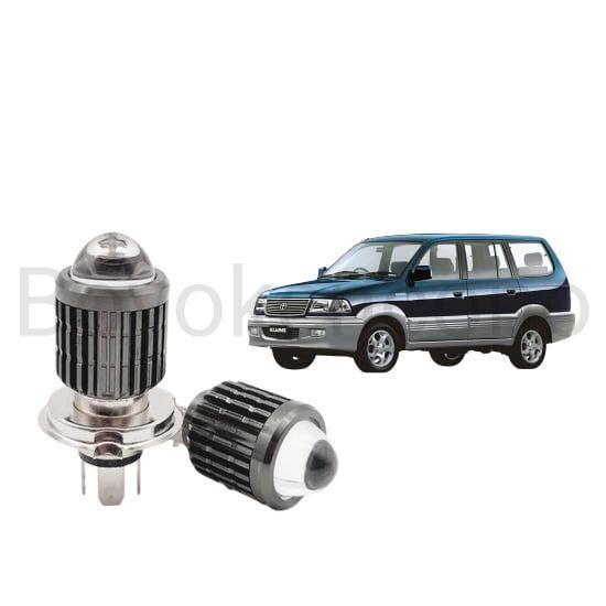 2pcs Lampu Utama LED H4 Laser Putih Mobil Toyota kijang kapsul LGX LSX KRISTA 1997 2004 Byk