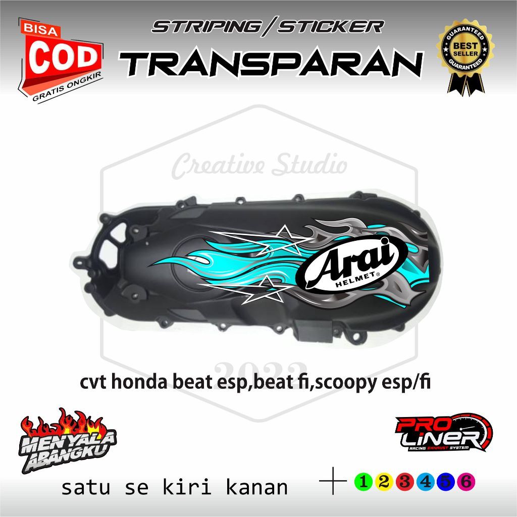STICKER BAK CVT / sticker bak cvt honda esp all cvt motor esp beat,esp,beat pop,dan scoopy