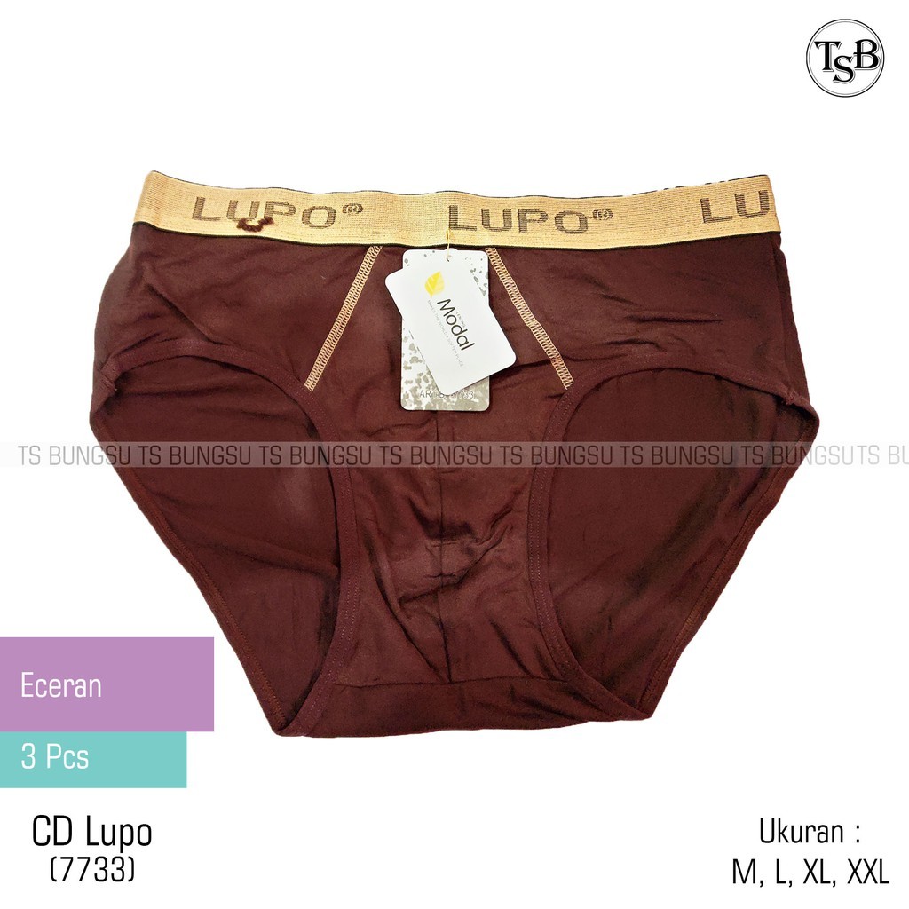 HADI [LUPO UNDERWEAR] CELANA DALAM LUPO ART 7733 FASHION MEN'S UNDERWEAR MURAH