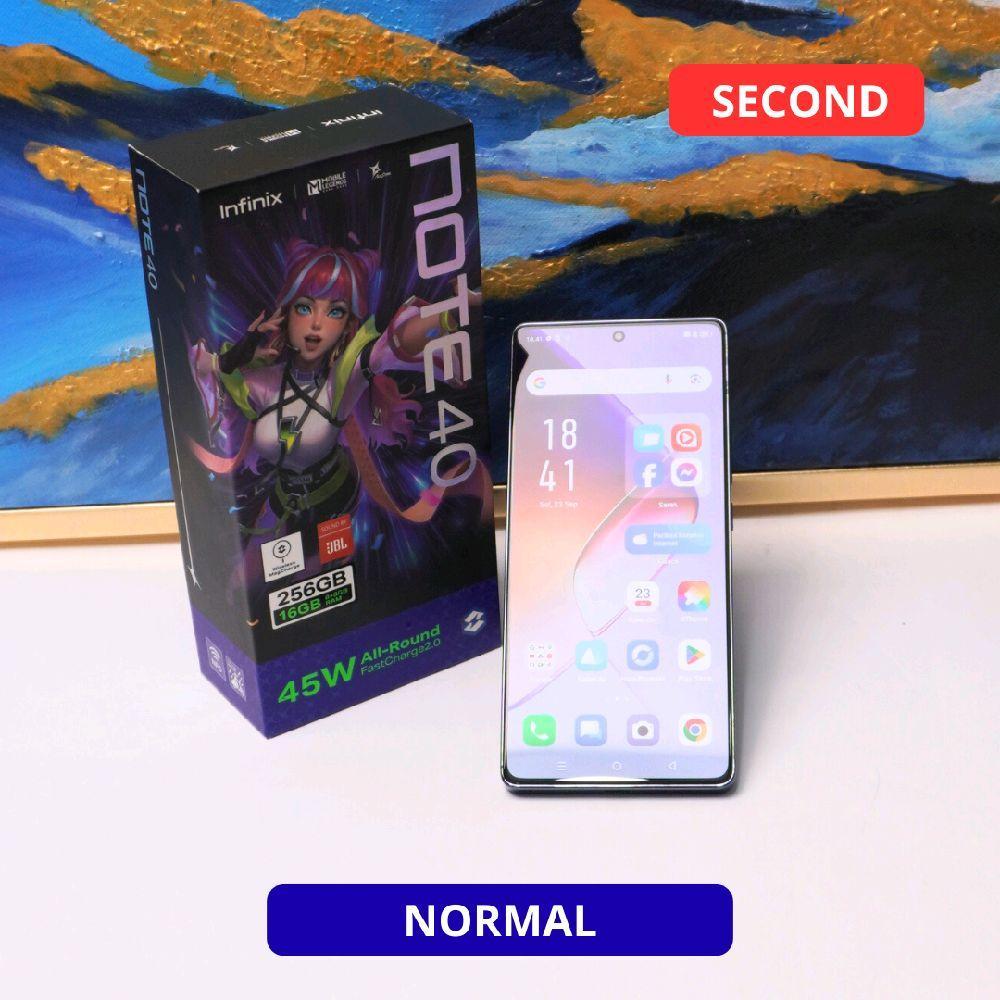 INFINIX NOTE 40 8/256 GB HP SECOND ORIGINAL SINAR MUTIARA CELL
