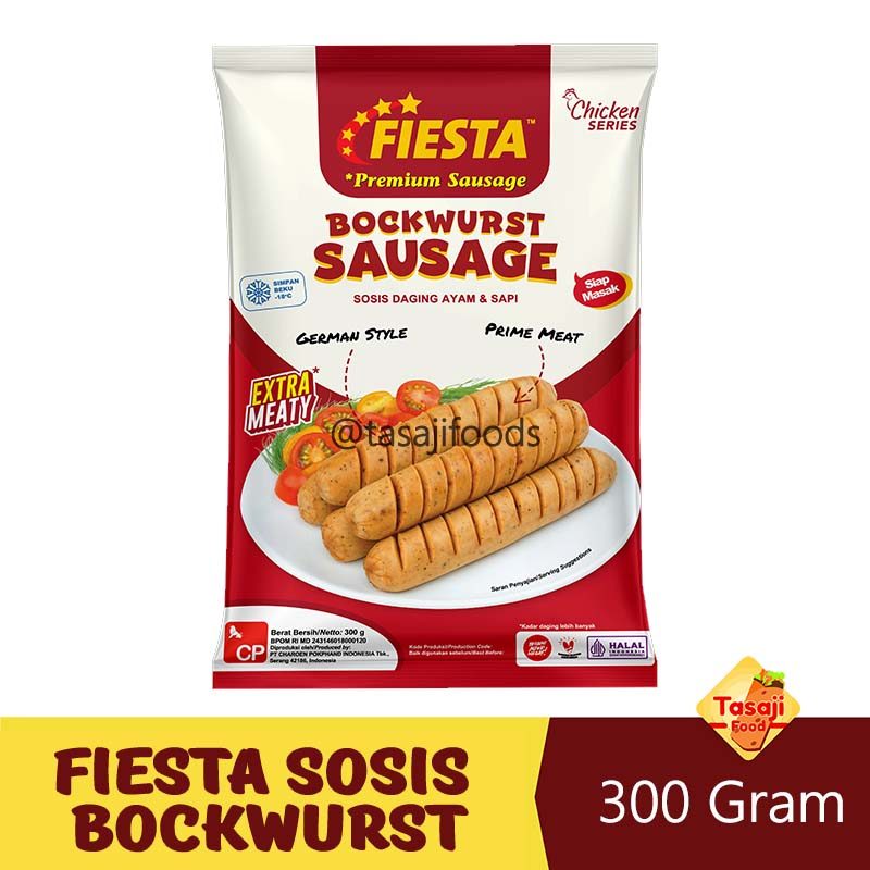 Fiesta Sosis Bockwurst 300 Gram Sosis Ayam & Sapi