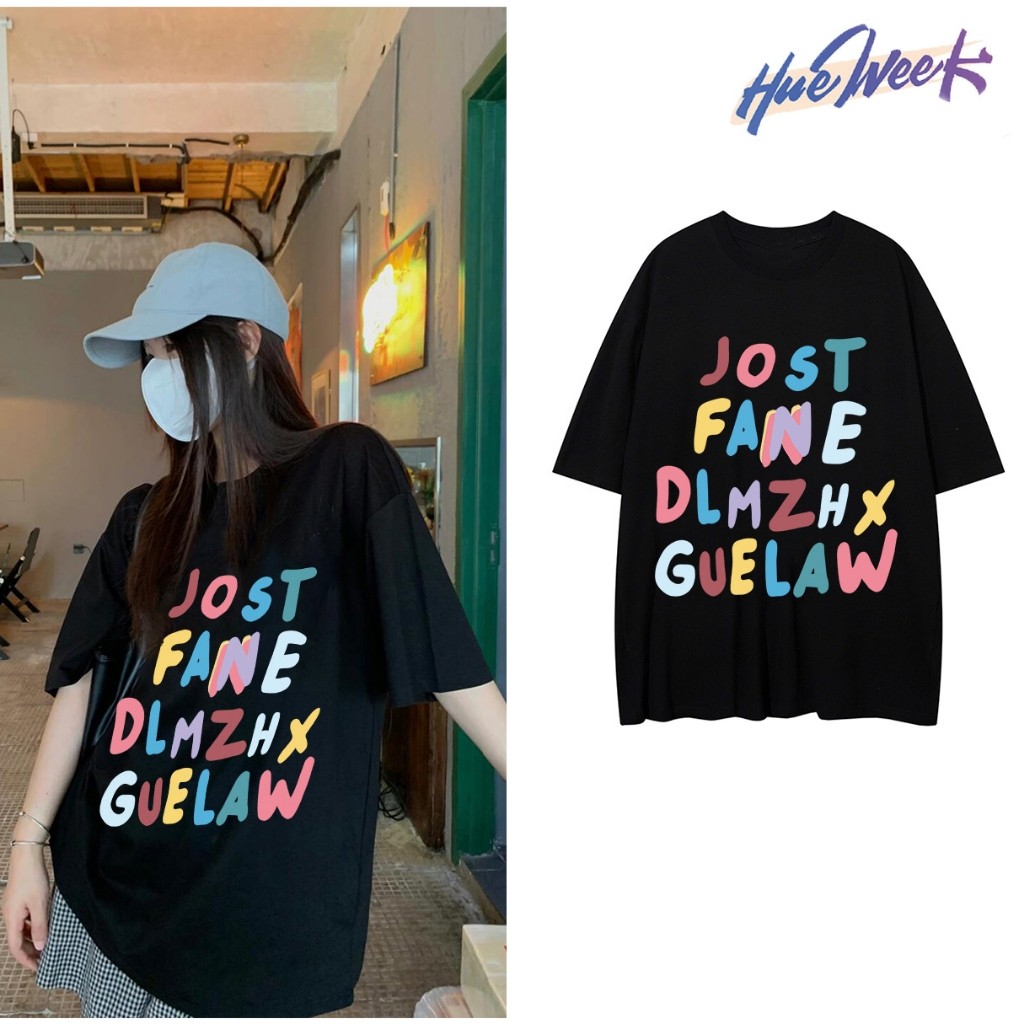 COD Big sizeHW. T-shirt Oversize Hitam tshirt kaos import baju kaos korea | Kaos baju Wanita pria/29