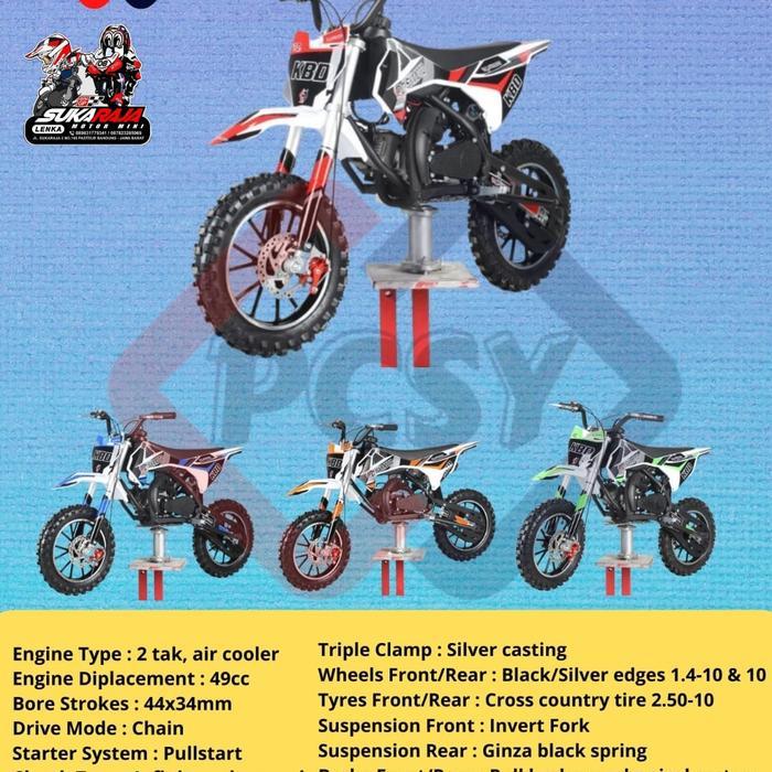 Motor mini Trail pc kbd 50 cc 2tak matic 