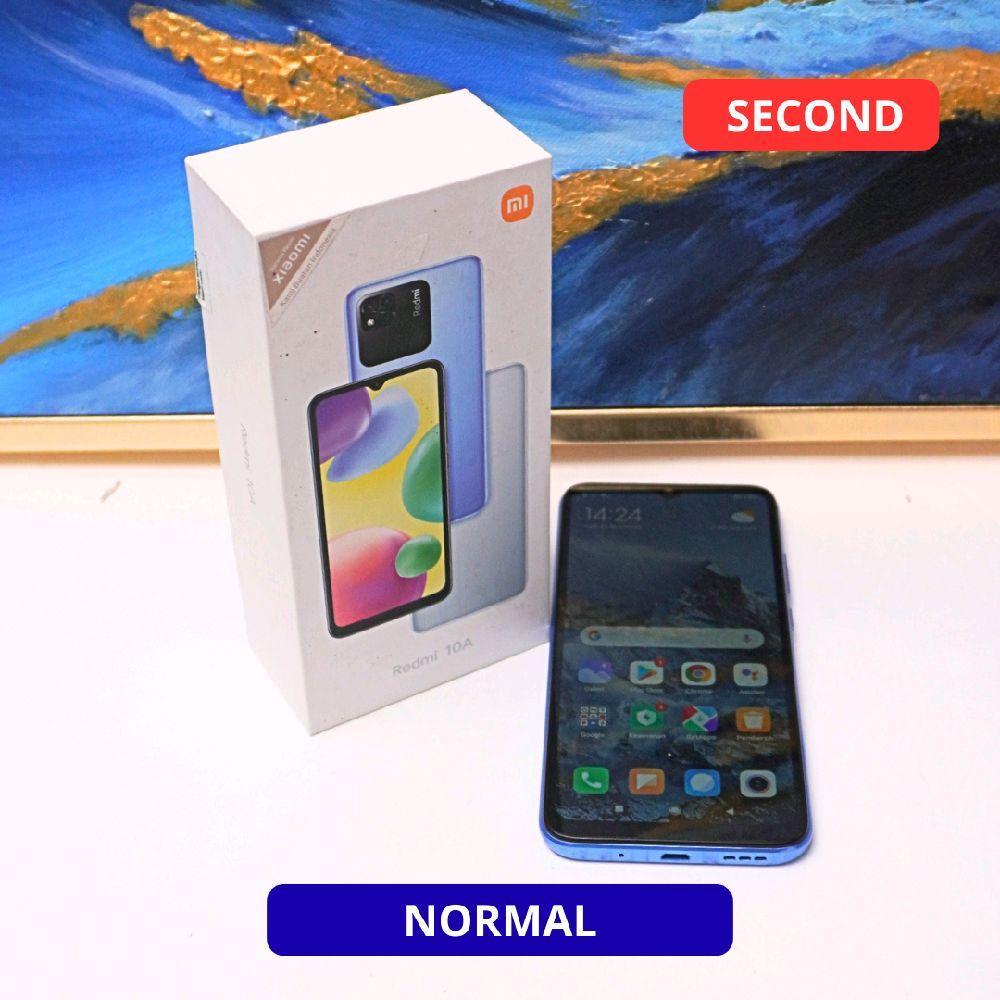 XIAOMI REDMI 10A 4/64 GB HP SECOND ORIGINAL SINAR MUTIARA CELL