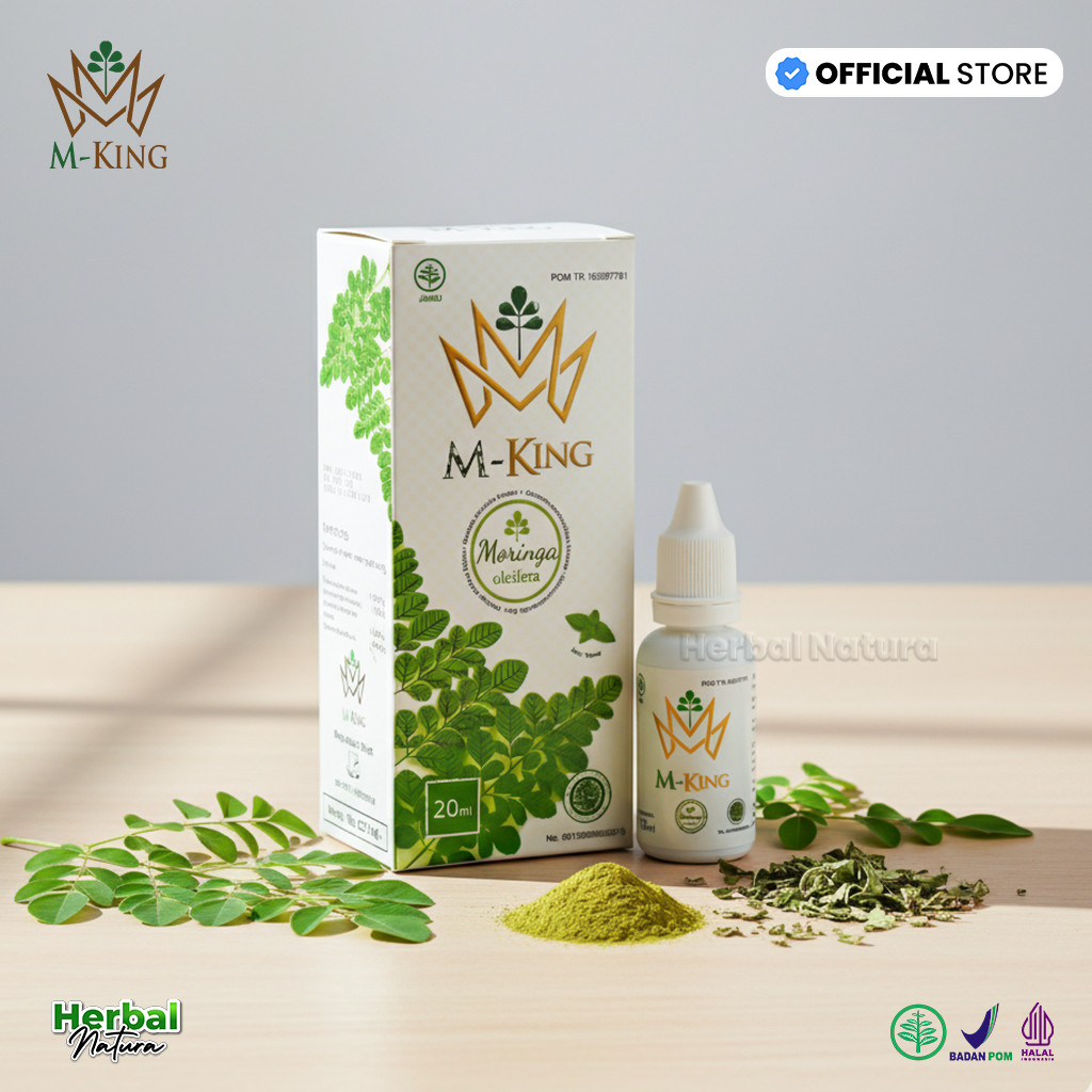 M-KING Jamu Tetes Herbal Moringa King 100% Original