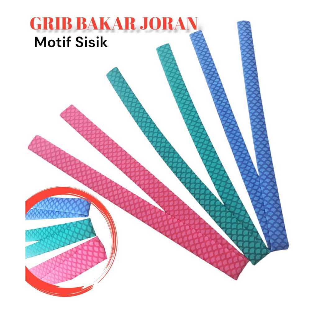Terlaris Karet Joran - Grip Bakar 100 cm motif sisik