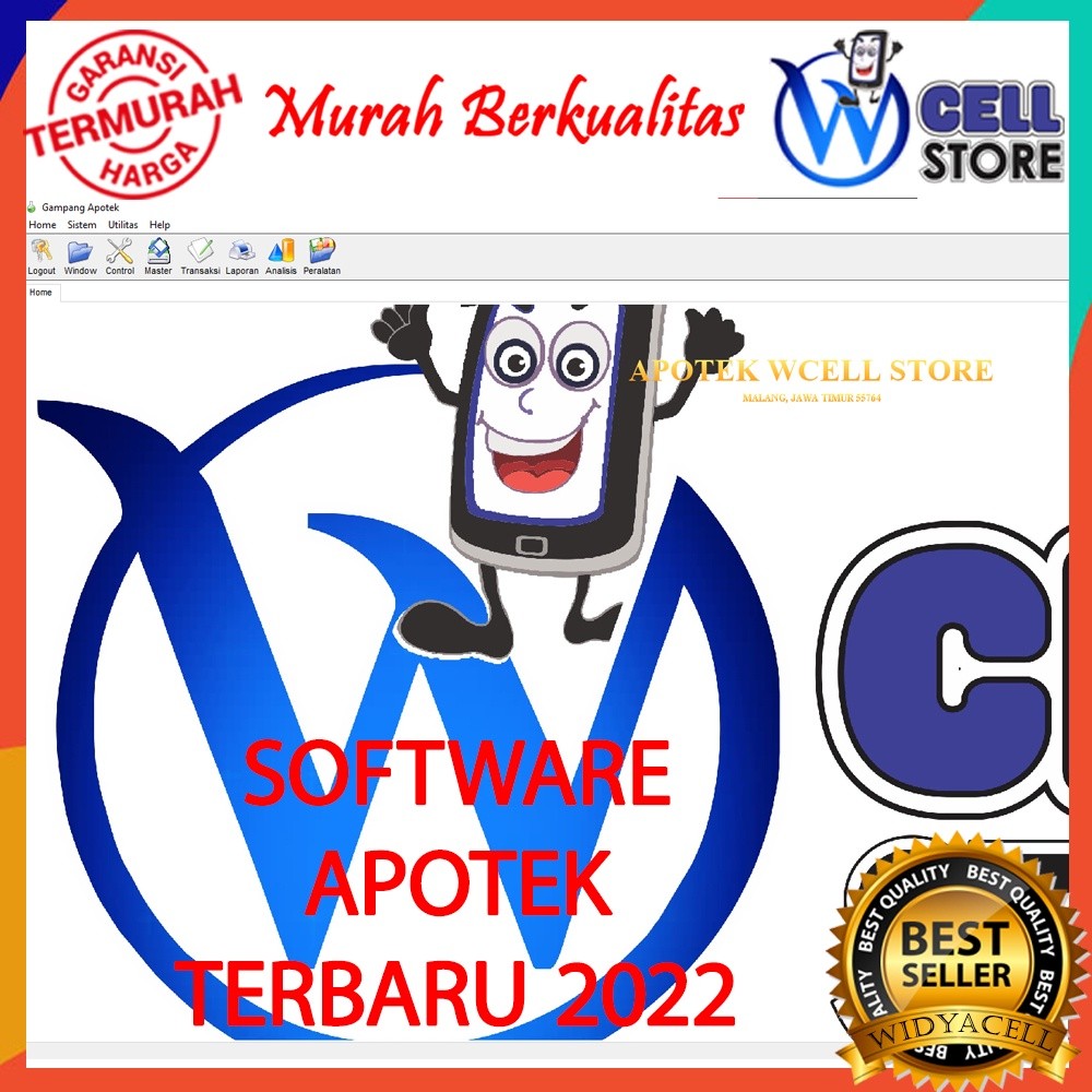 [GRATIS ONGKIR] SOFTWARE APLIKASI PROGRAM KEUANGAN KASIR APOTEK / APOTIK LISENSI UNLIMITED ALL PC