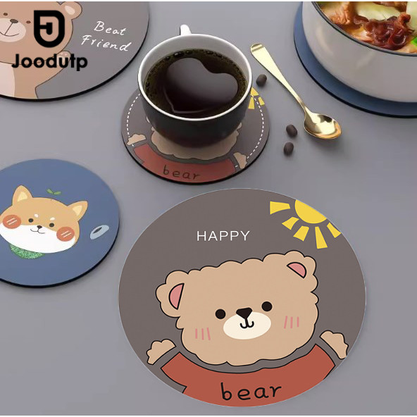 JOODUTP Alas Piring Dan Tatakan Gelas / Alas Meja / Taplak Meja / Tatakan Gelas Anti Air Dan Minyak 