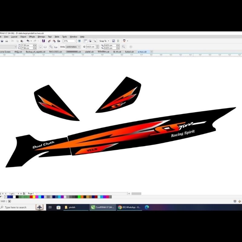 striping ss two variasi custom striping fizr