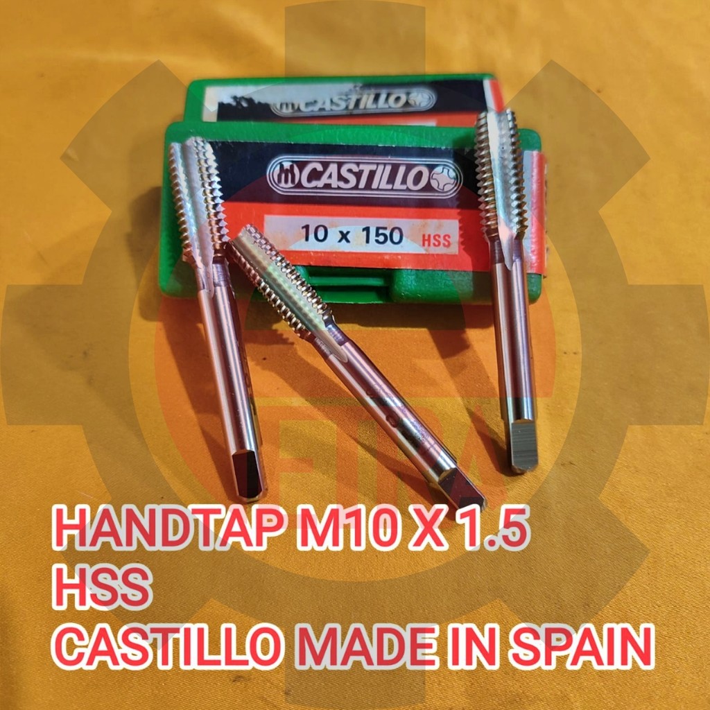hand tap set M10 X 1.5 hand tap set castillo spain M10X1.5