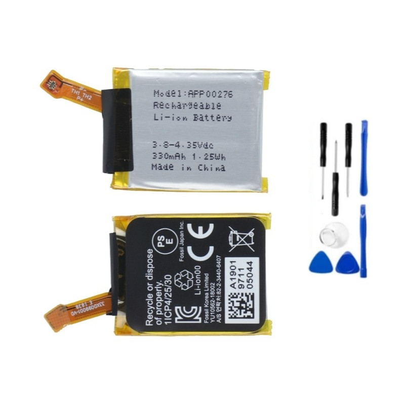New Original APACK APP00276 A1901 YU1056218002 Replacement Smart Watch Battery for Fossil Watch +fre