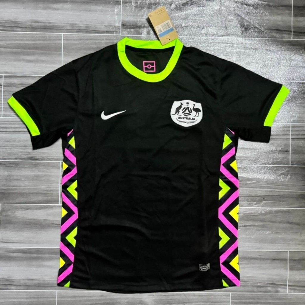 Jersey Australia Away 25 26 Kaos Bola Lengan Pendek T shirt pria