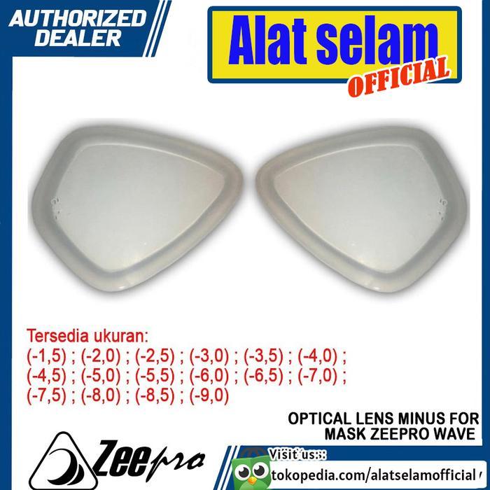 Optical Lens Minus For Mask Snorkeling Diving Freediving Zeepro Wave