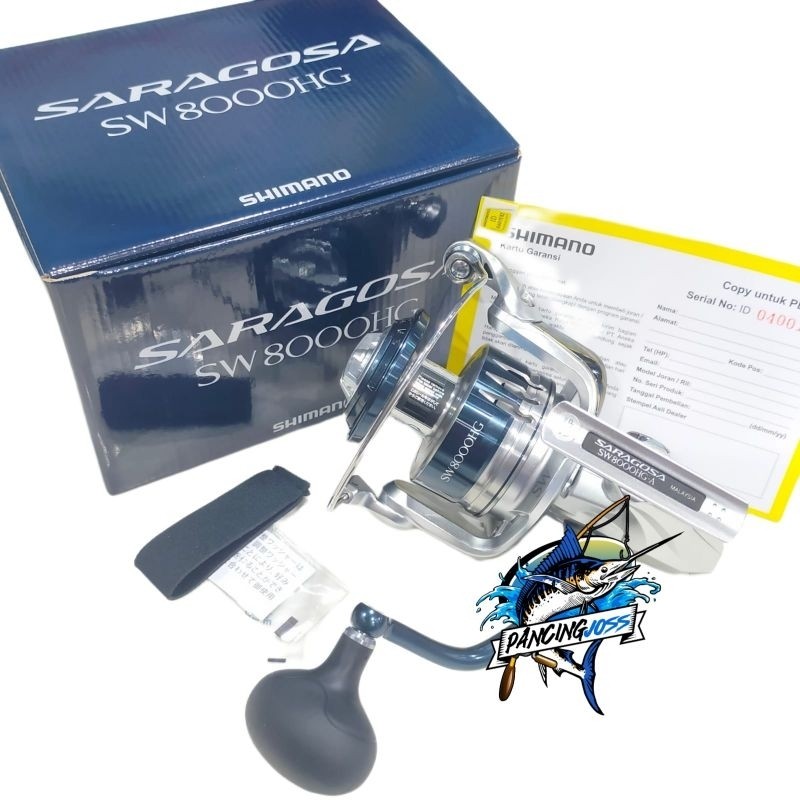 REEL SHIMANO SARAGOSA SW 8000HG NEW 2020 | REEL PANCING | REEL SPINNING | ALAT PANCING | GULUNGAN PA