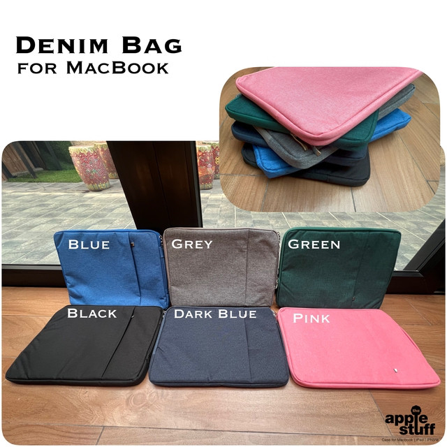 Apple MacBook Pro Air Denim Bag Tas Laptop