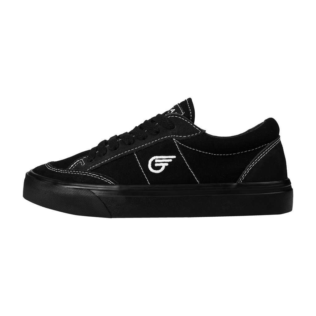 Gozeal | Sepatu Kanvas Suede Knight Full Black
