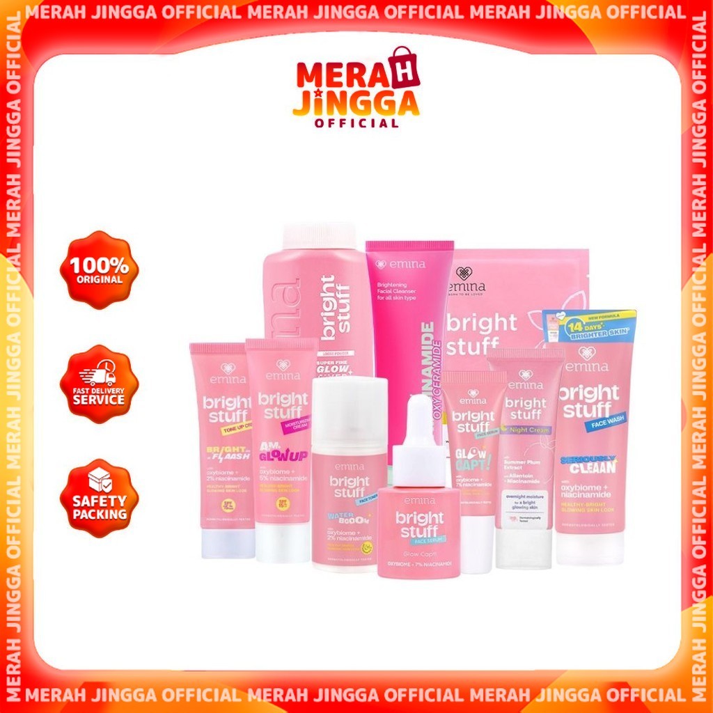 Emina Bright Stuff SERIES - Bright Stuff - Acne Series |  Merah Jingga Official