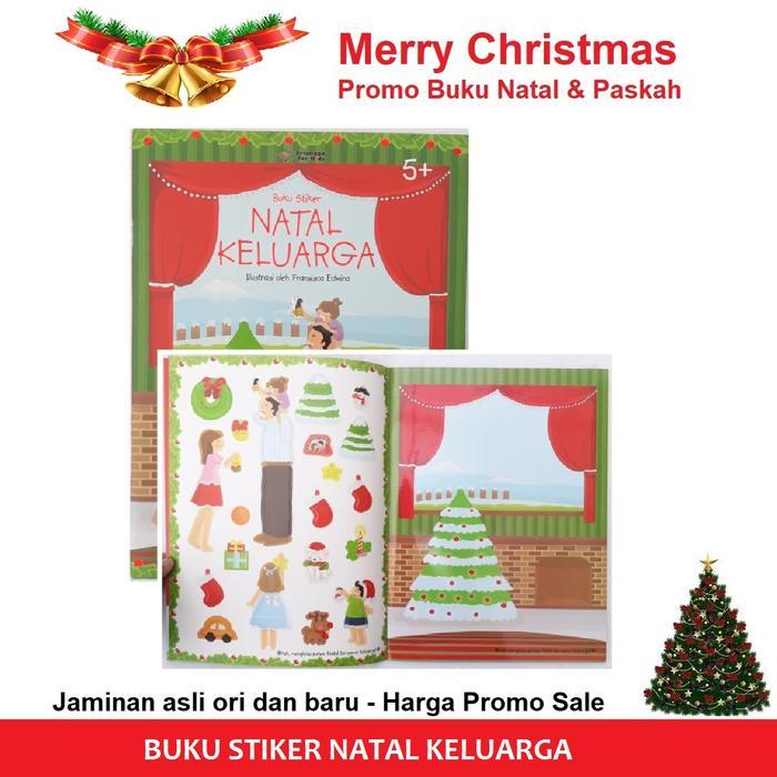 Buku Stiker Natal Keluarga Bonus 160 Sticker Tim Erlangga For Kids