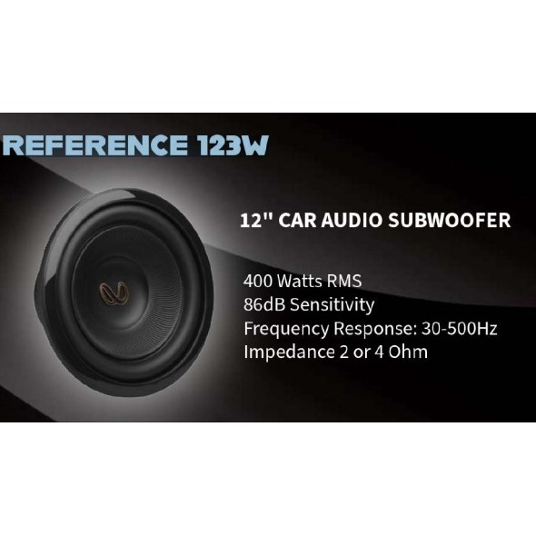 Subwoofer Mobil - Subwoofer Infinity Reference 123W - 12 Inch - Subwoofer Audio Mobil - 10%% Origina