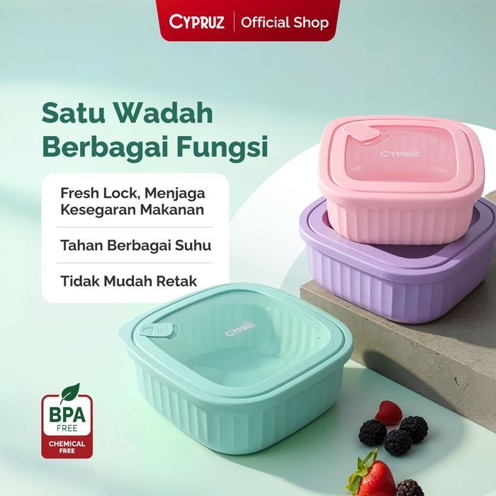 promo|| Cypruz Set of 3 Square Containers Multifunction