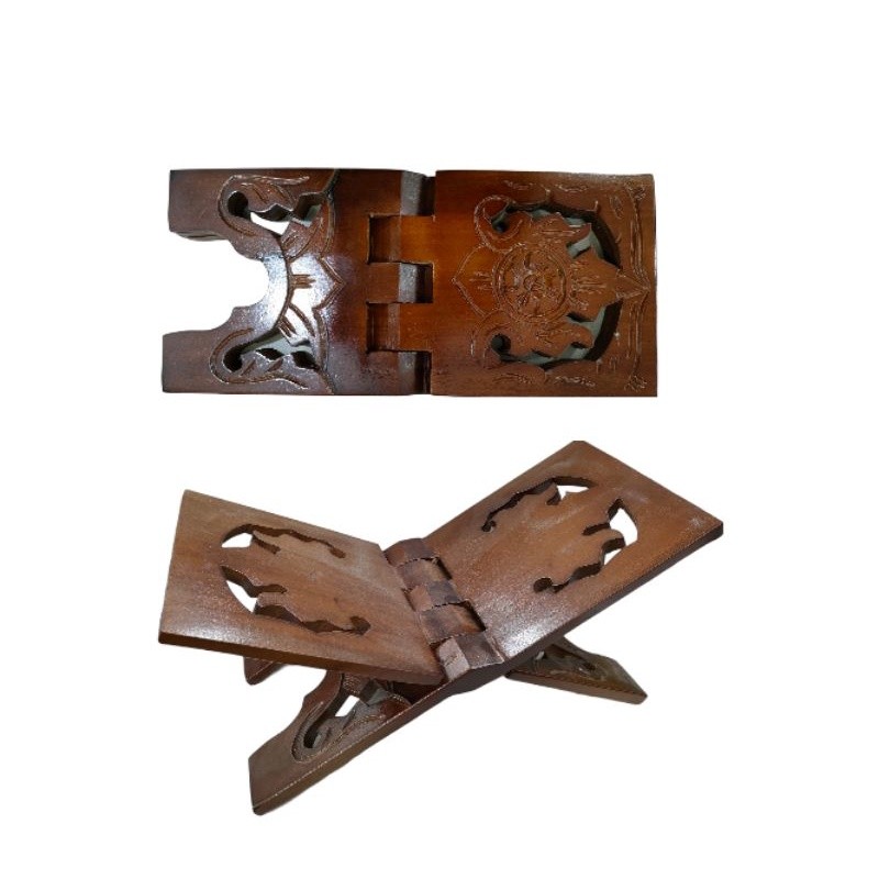 Rekal Kayu Ukir - Rekal Al Qur'an - Meja Al Qur'an