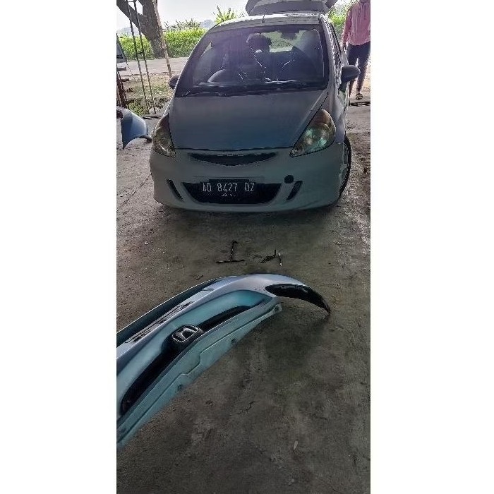 Bodykit Full Bemper Jazz Gd3 Adaptasi Vtec Mmc 2004 - 2007 Adaptasi Vtec Mmc Include Grill Jaring