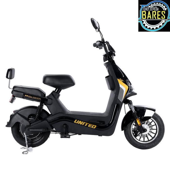 Sepeda Listrik United Salvador SE / Electric Bike - Hitam