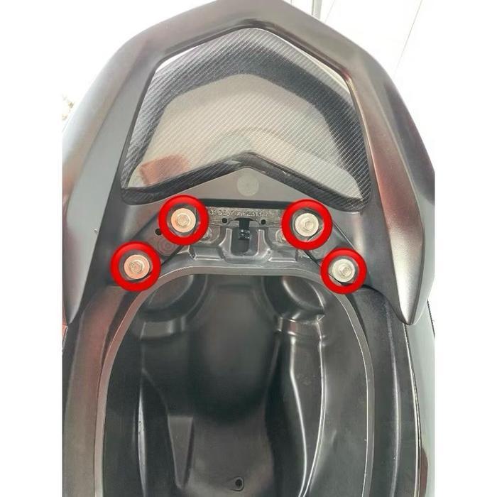 BAUT TITANIUM BEHEL NMAX HARGA 4 BAUT - Blue ice, Nmax new