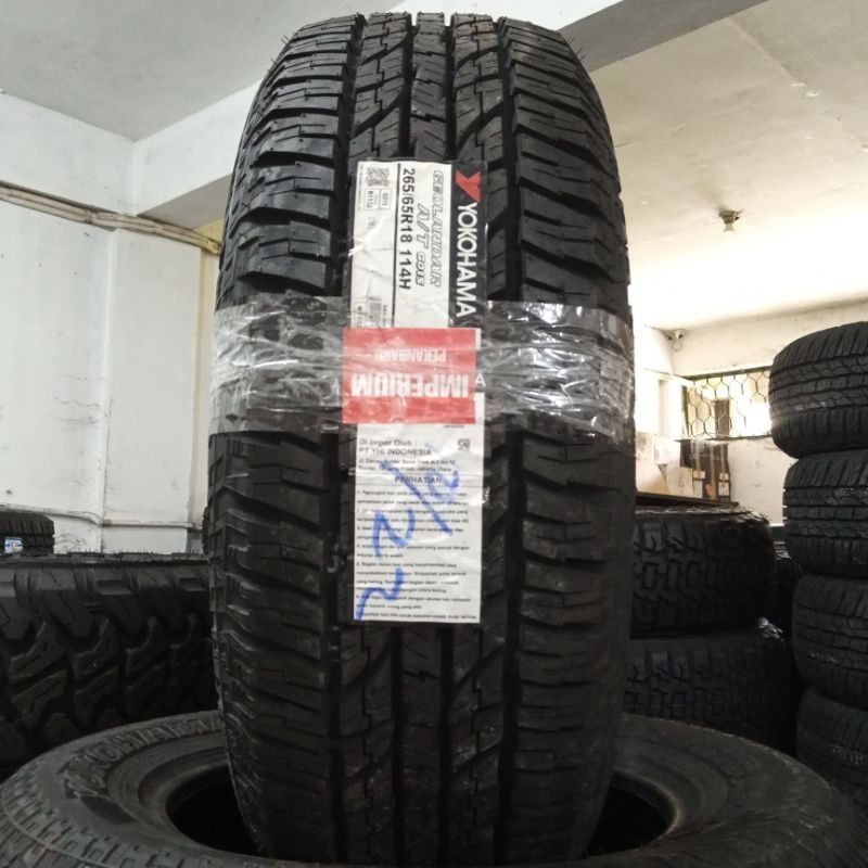 BAN MOBIL IMPORT TUBLES 265 65 R18 YOKOHAMA GEOLANDAR A/T MADE IN THAILAND