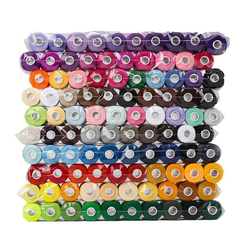 100 Colorsset Household Y Sewing Machine Small Thread Hand Sewing Thread 402 Sewing Thread 400 Yards