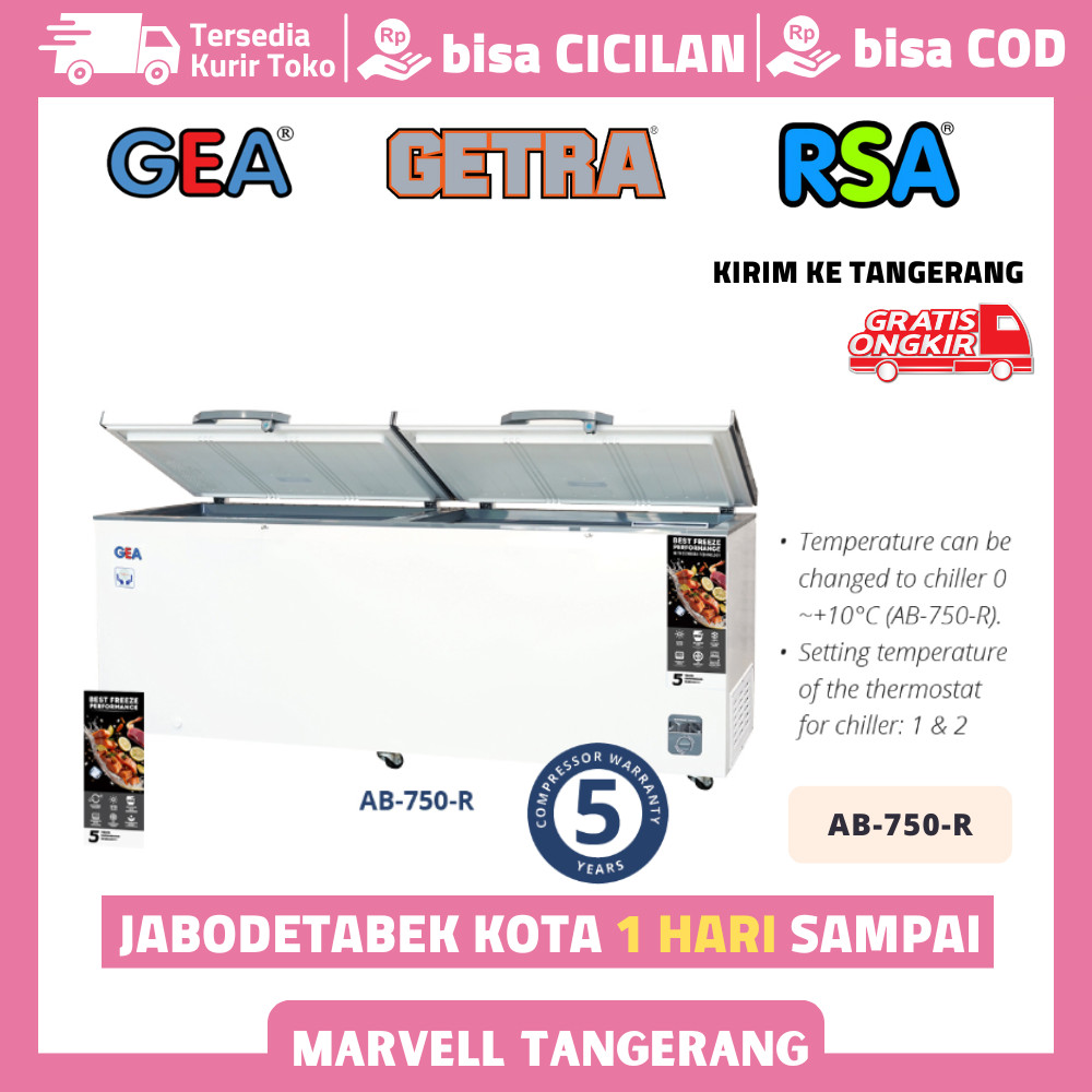 Chest Freezer GEA AB 750 R Freezer Box 700 Liter Original