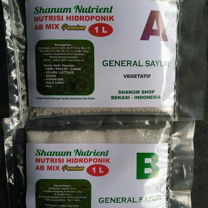 AB mix Premium 1 Liter ( Sayur Daun )