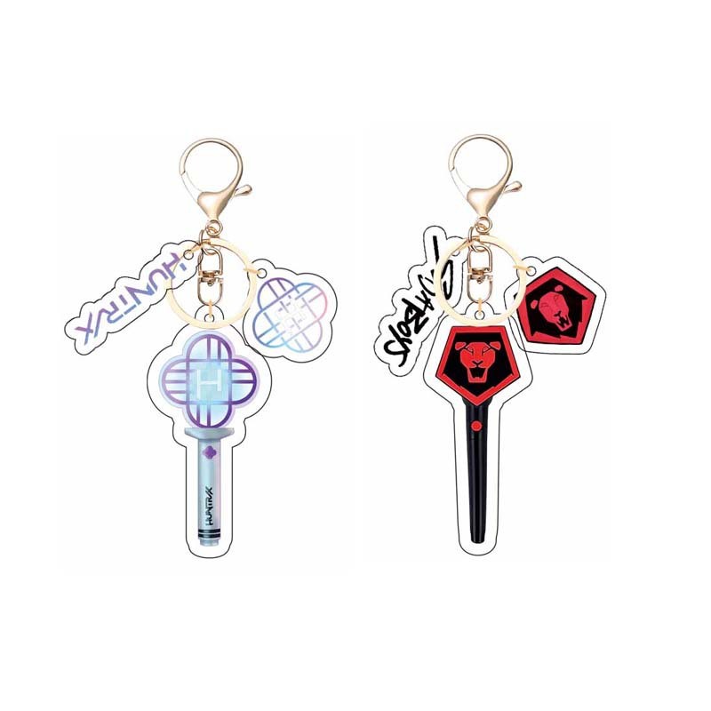 Kpop Demon Hunter Fan Support Item-Style Keychain Acrylic Pendant Bag Charm Figure Jewelry Gift Acce